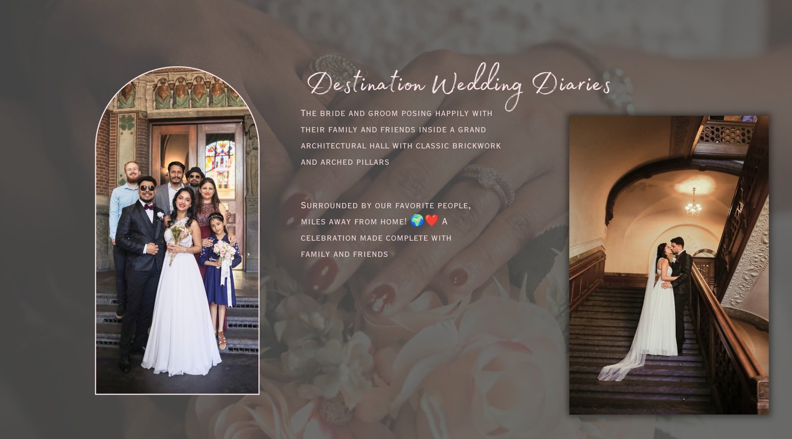 Luxury international wedding photography couple portrait by Viresh Studio