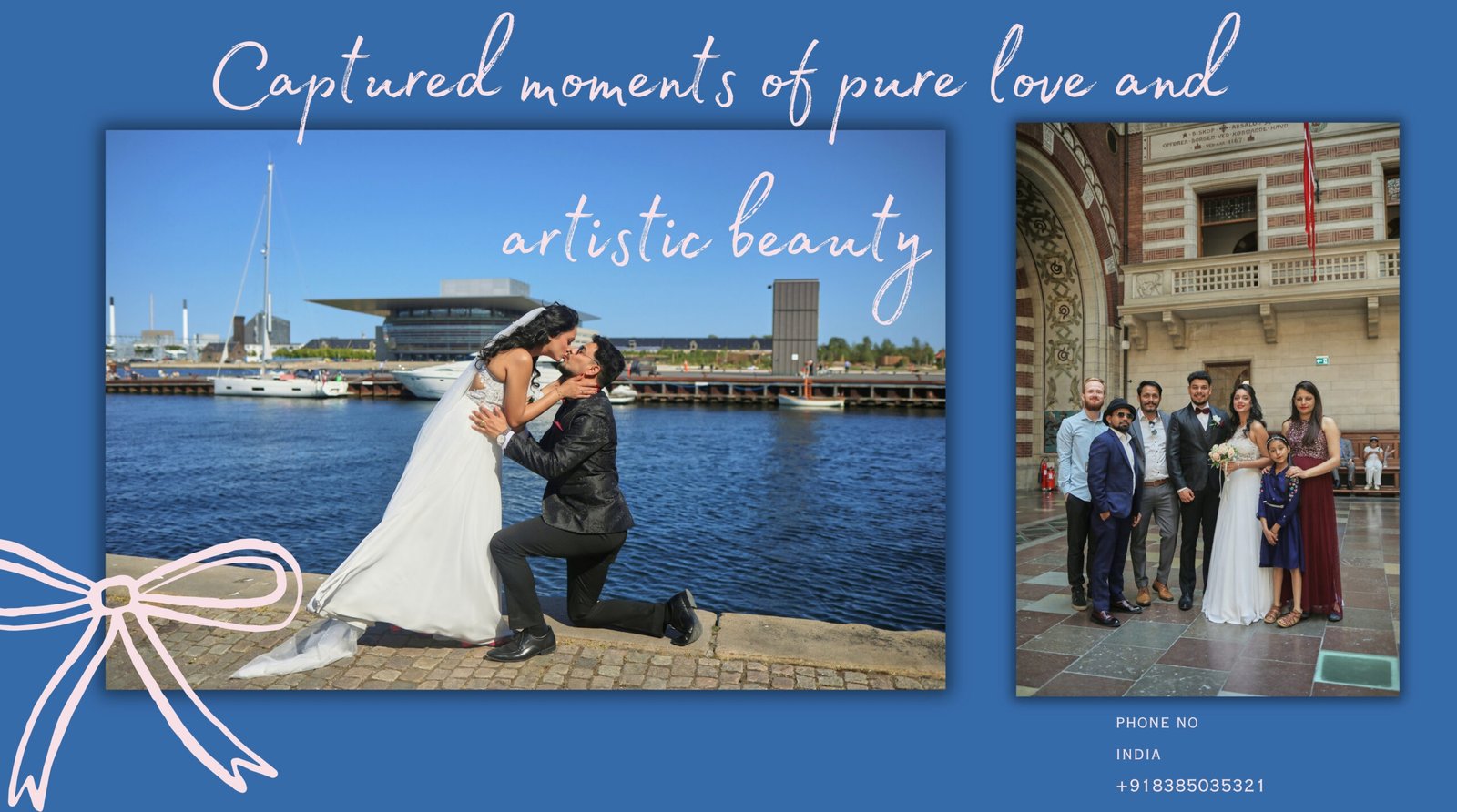 Luxury international wedding photography couple portrait by Viresh Studio