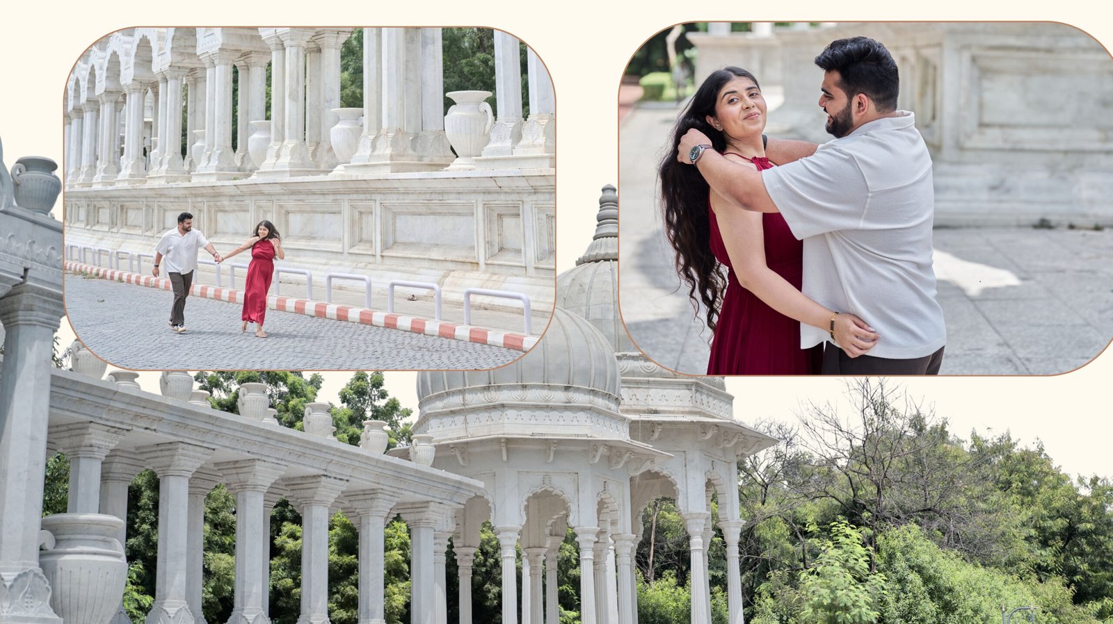 Couple romantic portrait at golden sand dunes during pre-wedding in Jaipur