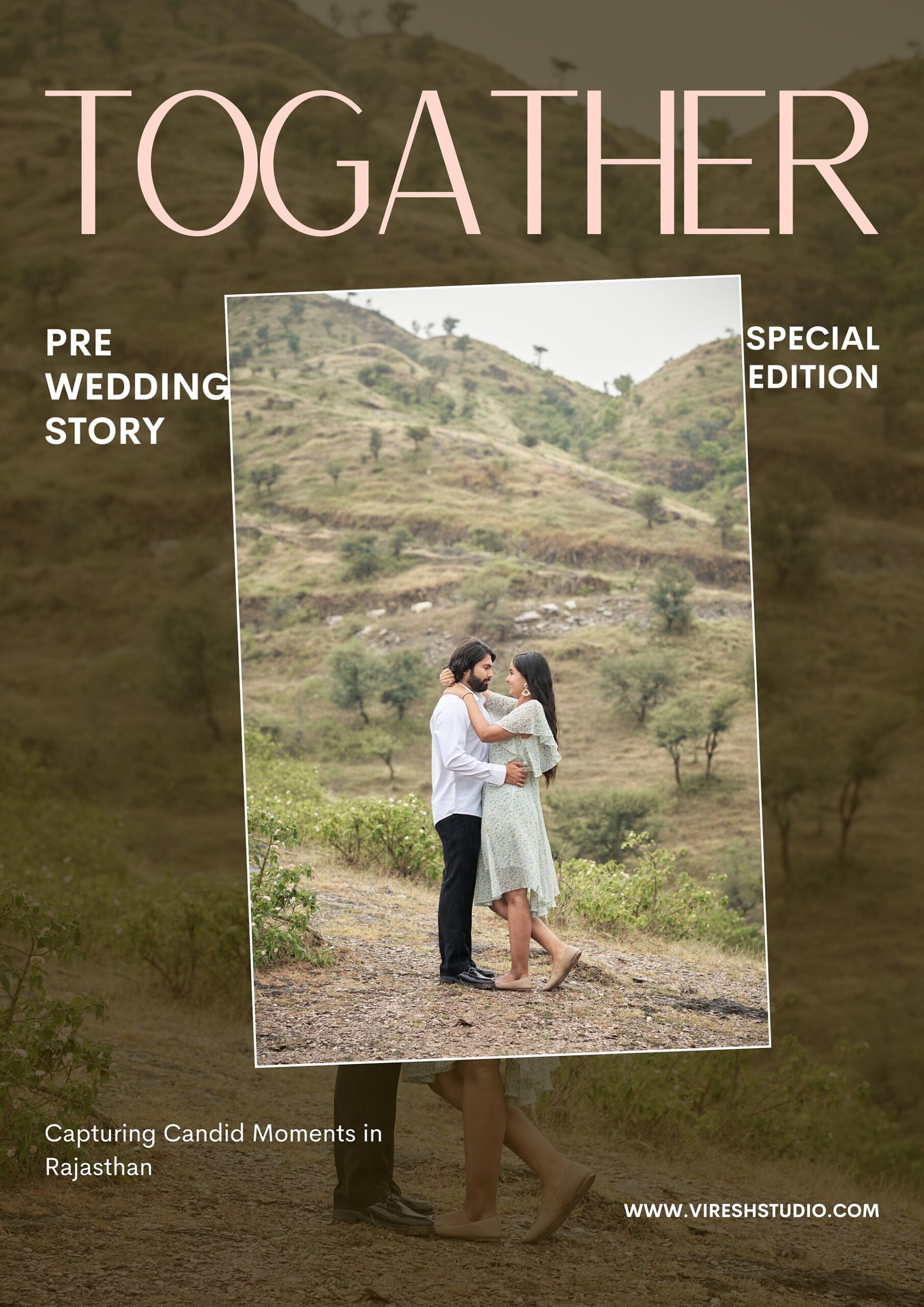 Professional pre wedding photographer capturing romantic couple moments
